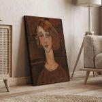 Canvas print Renée, Modigliani Amedeo