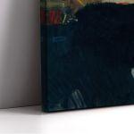 Canvas print Lady with hat and feather boa I, Klimt G.