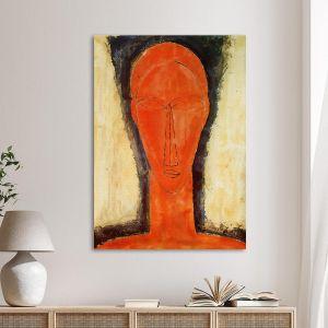 Πίνακας ζωγραφικής Study of a head, Modigliani A.