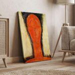 Canvas print Study of a head, Modigliani Amedeo