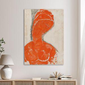 Canvas print Study of a head I, Modigliani Amedeo