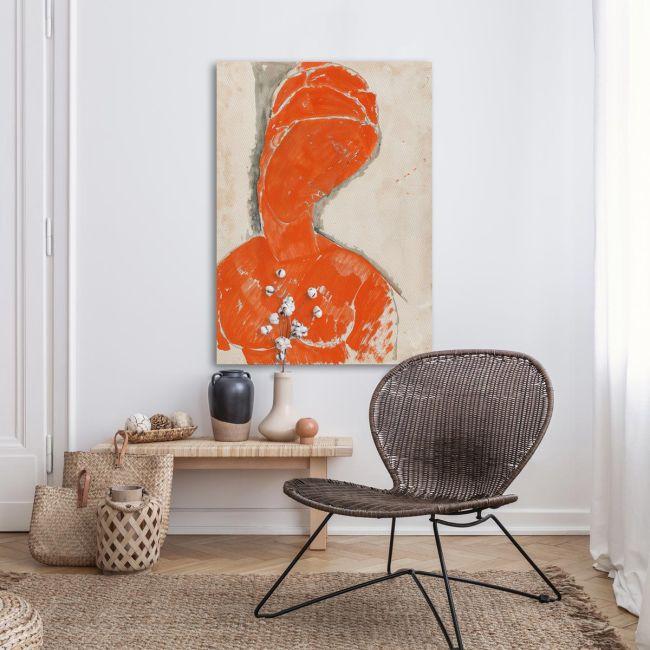 Πίνακας ζωγραφικής Study of a head I, Modigliani A.