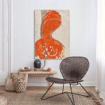 Canvas print Study of a head I, Modigliani Amedeo
