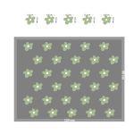 Wall stickers daisies abstract, mint