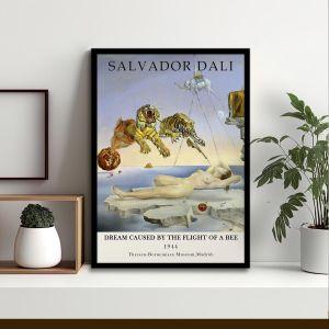 Αφίσα Έκθεσης, Dream caused by the flight of a bee, Dali S, αφίσα, κάδρο