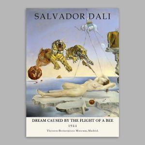 Αφίσα Έκθεσης Dream caused by the flight of a bee Dali S αφίσα κάδρο  Αφίσα πόστερ με μαύρη κορνίζα Όψη 1 2