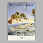 Dream caused by the flight of a bee, Dali S, Poster