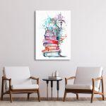 Canvas print Books in the city