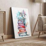 Canvas print Books in the city