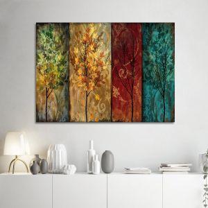 Canvas print Trees in watecolor