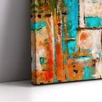 Canvas print Multicolor abstract, panoramic
