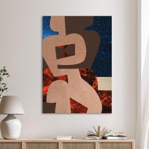 Canvas print Love reart I, (original Moralis), reproduction