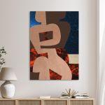 Πίνακας ζωγραφικής Ερωτικό reart I, (original Μόραλης)