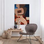 Πίνακας ζωγραφικής Ερωτικό reart I, (original Μόραλης)