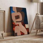 Canvas print Love reart I, (original Moralis), reproduction