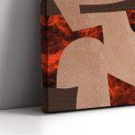 Canvas print Love reart I, (original Moralis), reproduction