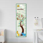 Wall stickers height measure Jungle time