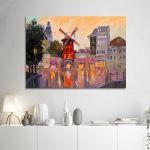 Canvas print Paris, Moulin rouge, Paris