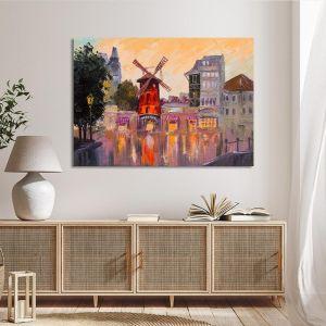 Canvas print Paris, Moulin rouge, Paris 2