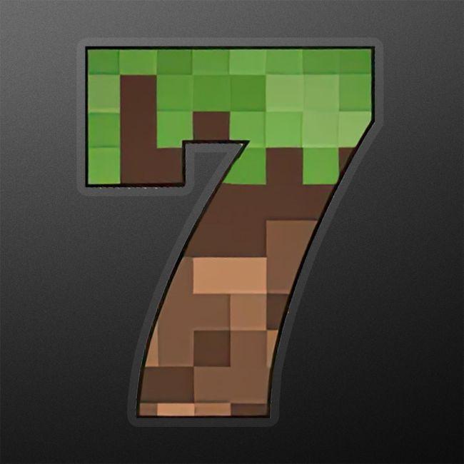 Topper τούρτας, Minecraft, αριθμός, εκτυπωμένο plexi