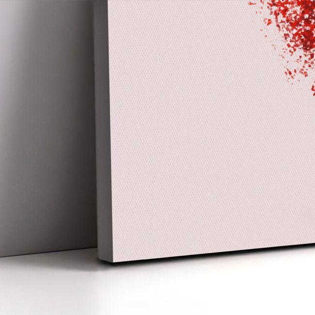 Canvas print Heart abstract Watercolor