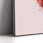 Canvas print Heart abstract Watercolor