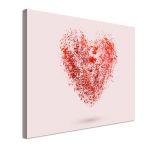 Canvas print Heart abstract Watercolor