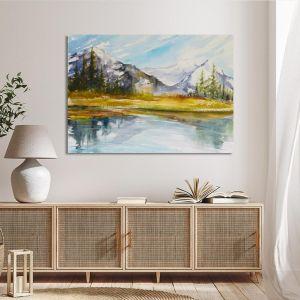Canvas print Lake at mountain, Mountain Lake 2