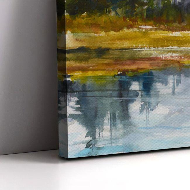 Canvas print Lake at mountain, Mountain Lake