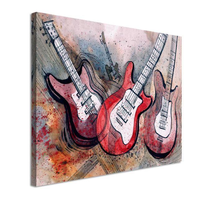 Canvas print Guitar music