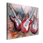 Canvas print Guitar music