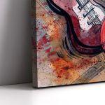 Canvas print Guitar music