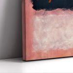 Canvas print Dance over black and pink (original Rothko and Matisse)