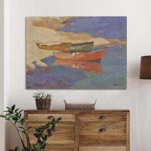 Canvas print Boats, Oikonomou M.