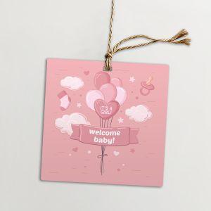Event tags, It's a girl, welcome new baby