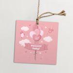 Event tags, It's a girl, welcome new baby