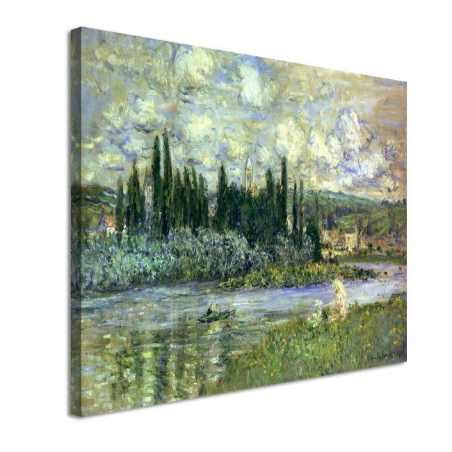 Canvas print View of Vétheuil, Monet C.