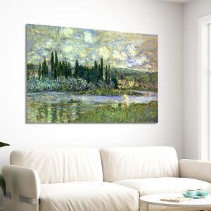Canvas print View of Vétheuil Monet C. Framed canvas View 1 2