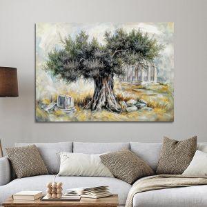 Canvas print Ancient olive tree