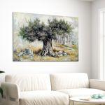 Canvas print Ancient olive tree