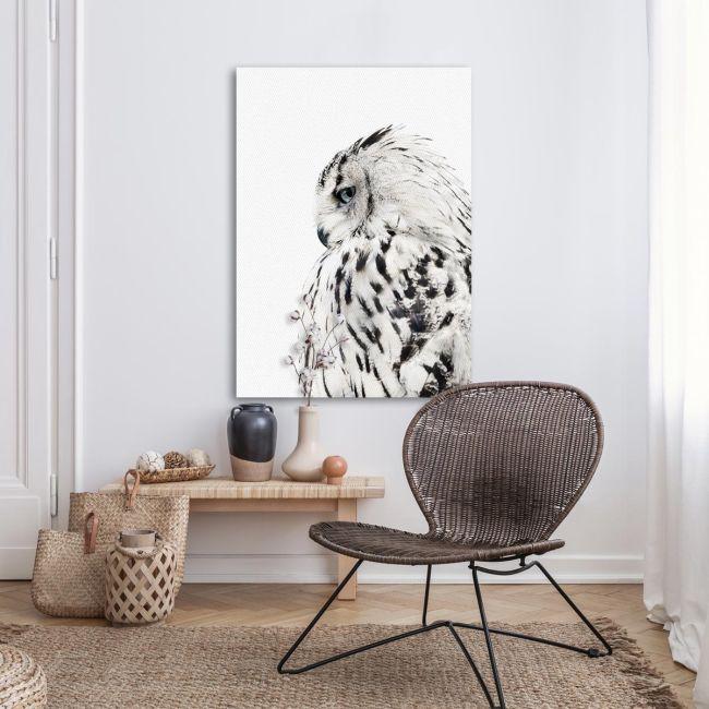 Canvas print White owl
