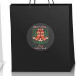 Christmas sticker label, HO HO HO personalized