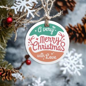 Christmas labels,retro style 2