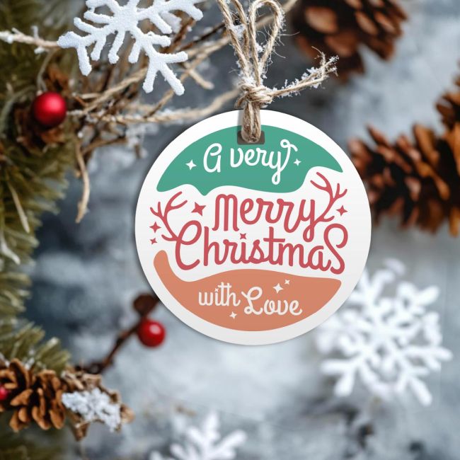 Christmas labels,retro style