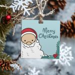 Καρτελάκια Χριστουγεννιάτικα, Merry Christmas Santa