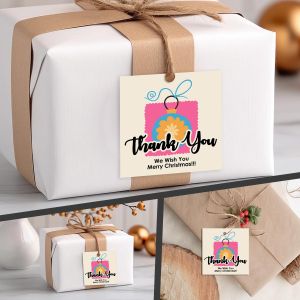 Καρτελάκια Χριστουγεννιάτικα Thank You