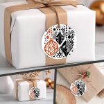 Christmas labels wishing Cards 2