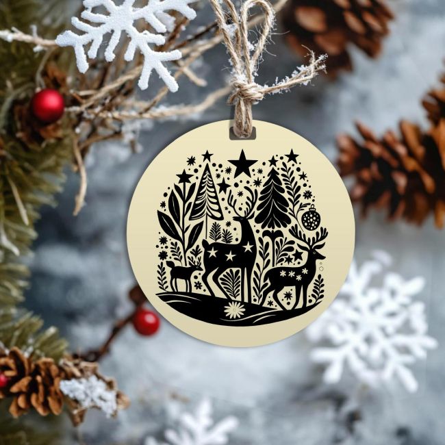 Christmas labels Christmas Deco 1