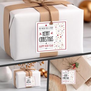 Καρτελάκια Χριστουγεννιάτικα Merry Christmas and Happy New Year
