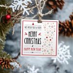 Christmas labels Christmas Wishes